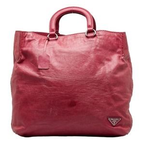 Prada Handbag Pink Leather